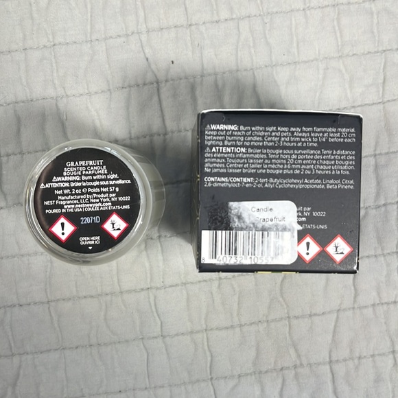 NIB Nest New York Grapefruit Scented Votive Candle, 2 oz. - Picture 2 of 4